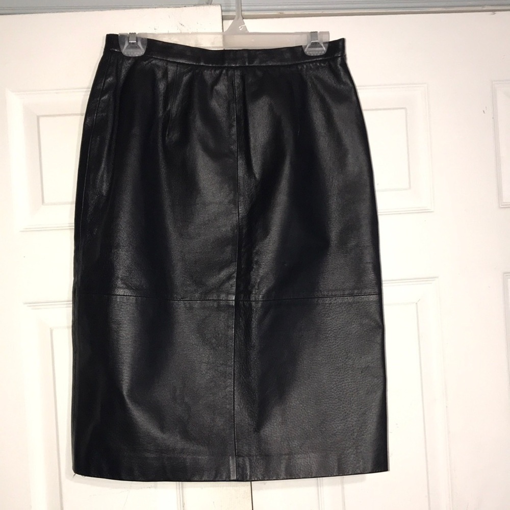Women’s Jones Wear Leather Skirt